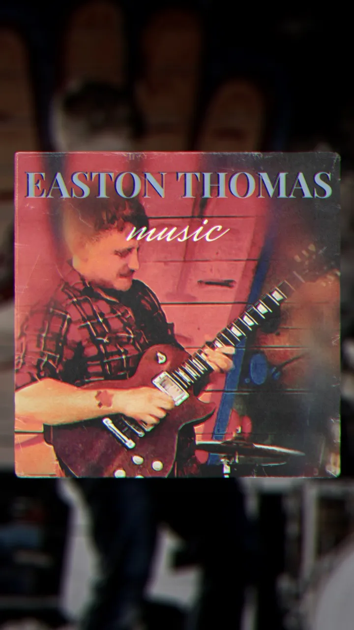 Artwork of Easton Thomas playing an electric guitar